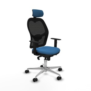 Bürostuhl mit Kopfstütze Jorquera Piqueras y Crespo 1D086N2 Hellblau