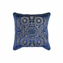 Coussin DKD Home Decor 8424001850341 Bleu Doré 45 x 10 x 45 cm