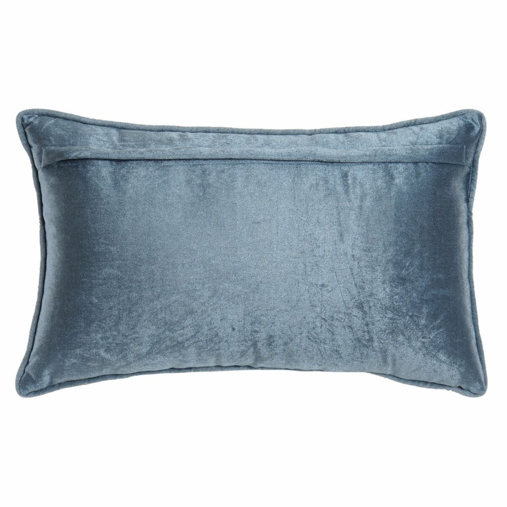 Coussin DKD Home Decor 8424001850396 Bleu Doré 50 x 10 x 30 cm