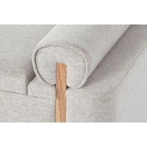 Hocker Home ESPRIT Beige Gold Kiefer 120 x 45 x 50 cm