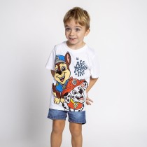 T shirt à manches courtes Enfant The Paw Patrol Blanc