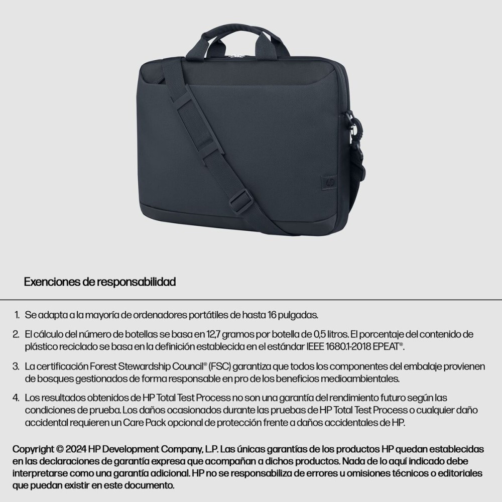 Housse pour ordinateur portable HP A08JTAA Gris