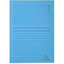 Sous-dossier Exacompta Forever Bleu clair A4 100 Pièces (4 Unités)