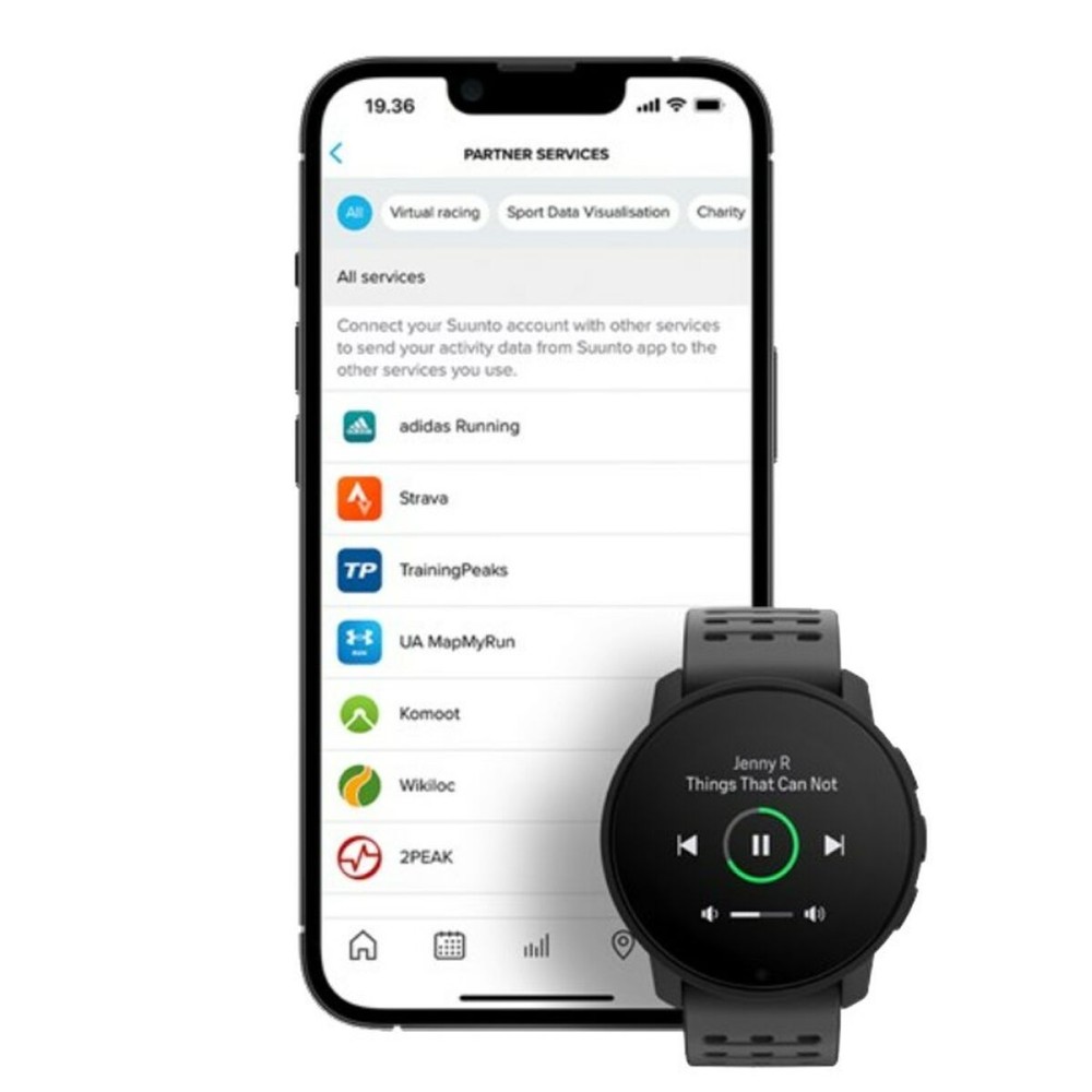Smartwatch Suunto SS050807000 Black (Black)