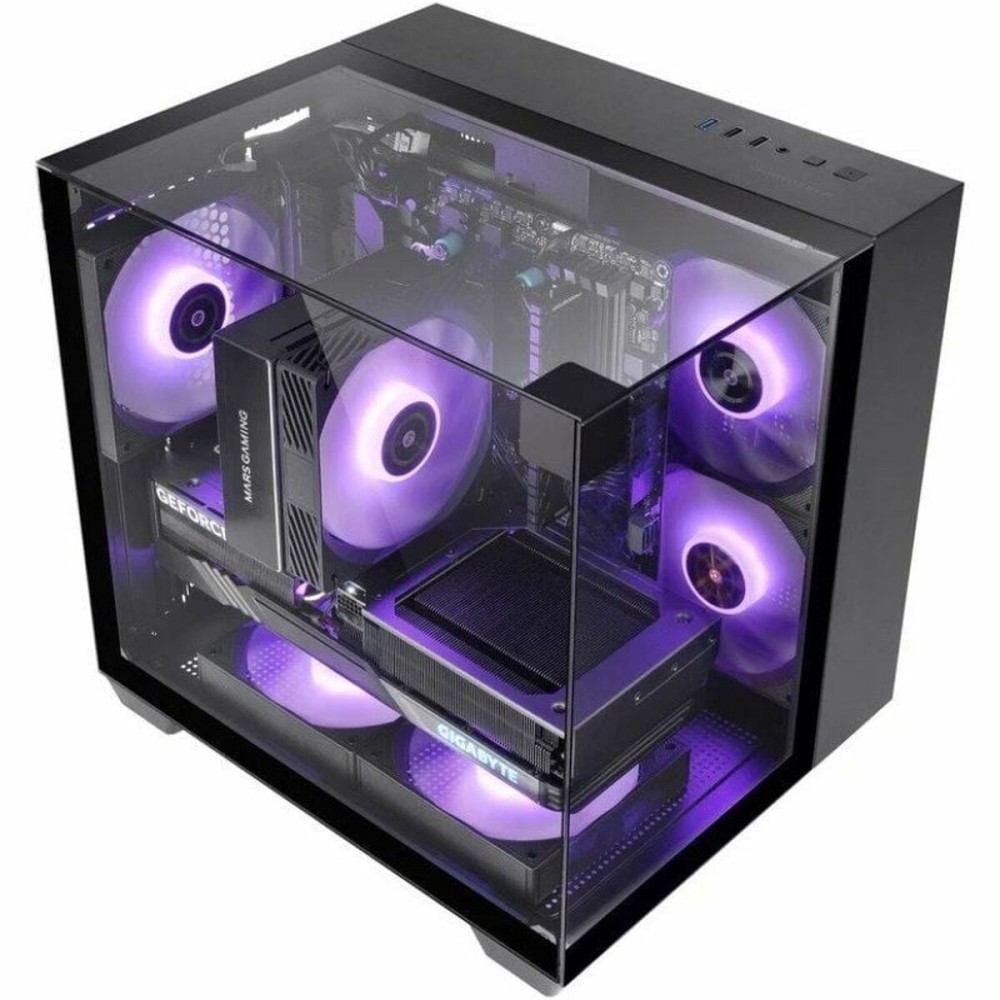 ATX Semi-tower Box Mars Gaming MCVISIONM Black