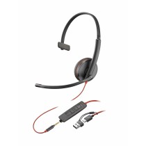 Headphones with Microphone Poly 8X227A6 Black