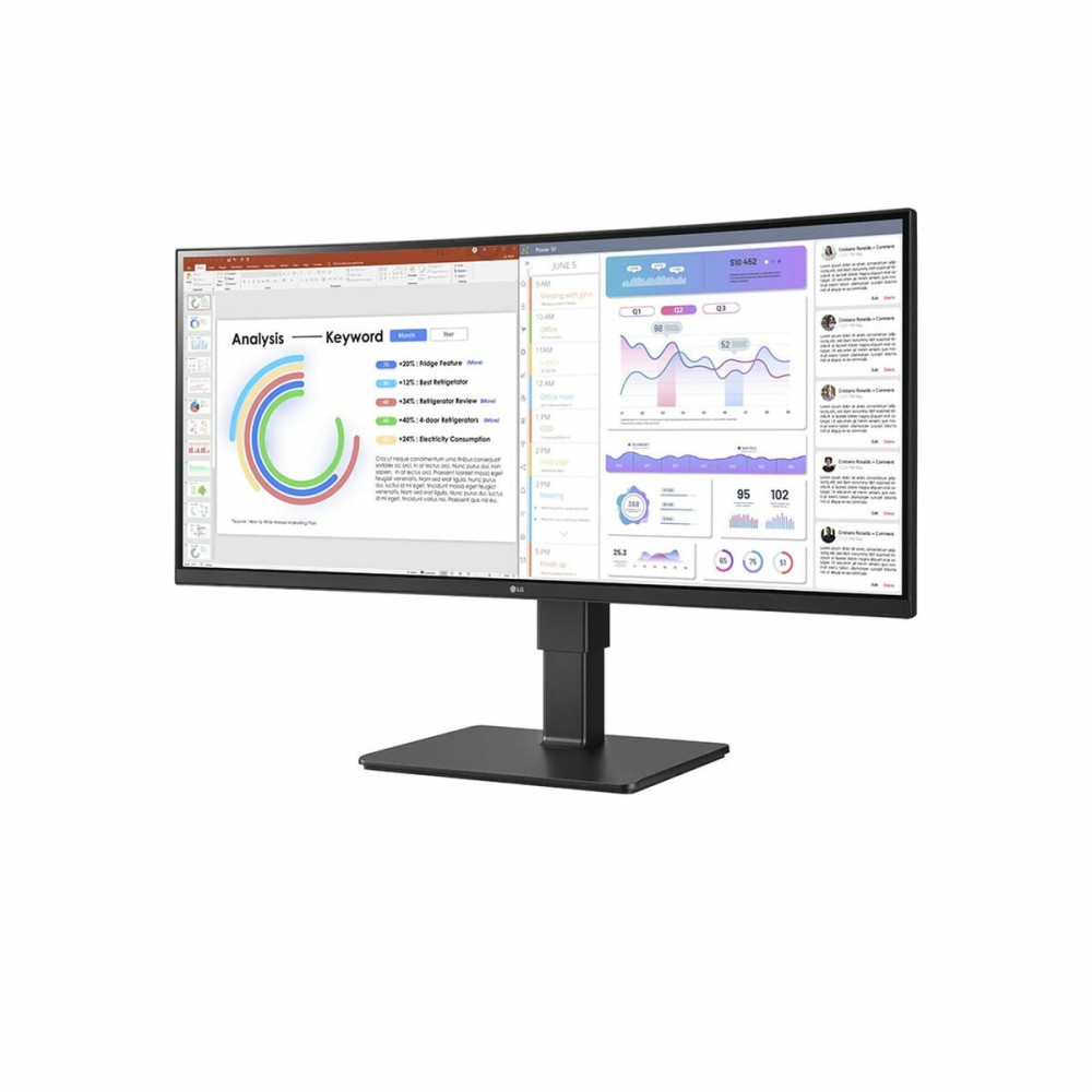 Écran LG 34BQ77QC-B Wide Quad HD 34" 60 Hz