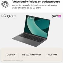 Ordinateur Portable LG 16Z90TL-G.AU88B 16" intel core ultra 7 32 GB RAM 1 TB SSD Espagnol Qwerty