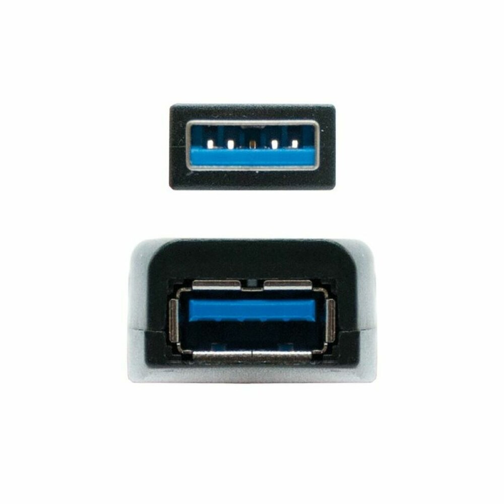 Verlängerungskabel mit USB TooQ 10.01.0311 Schwarz 5 m