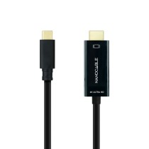 USB-C zu HDMI-Kabel NANOCABLE 10.15.5102 1,8 m Schwarz
