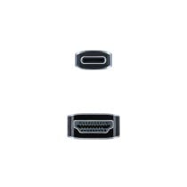 Câble USB-C vers HDMI NANOCABLE 10.15.5102 1,8 m Noir