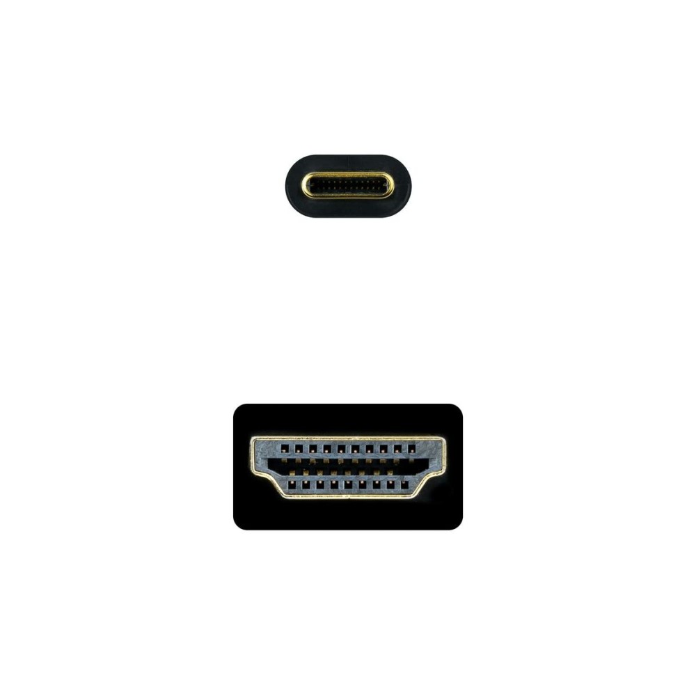 USB-C zu HDMI-Kabel NANOCABLE 10.15.5102 1,8 m Schwarz