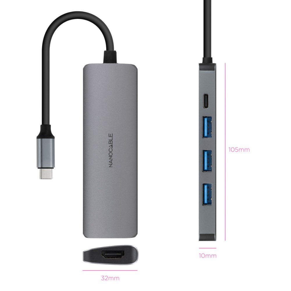 Hub USB NANOCABLE 10.16.4605