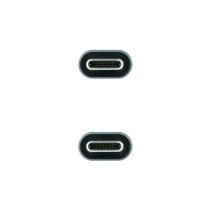 USB-C Cable NANOCABLE 10.01.4301-L150 Black 1,5 m 4K Ultra HD (1 Unit)