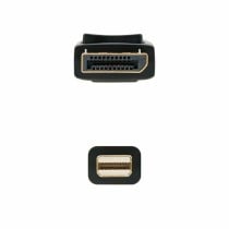 Câble Mini DisplayPort vers DisplayPort NANOCABLE 10.15.2402 2 m 2 m Noir