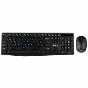 Clavier et souris sans fil NGS NGSWIRELESSSETALLUREKIT Noir