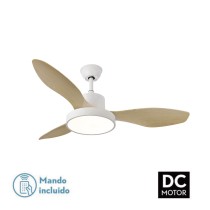 Ventilateur de Plafond avec Lumière Romimex Blanc Naturel