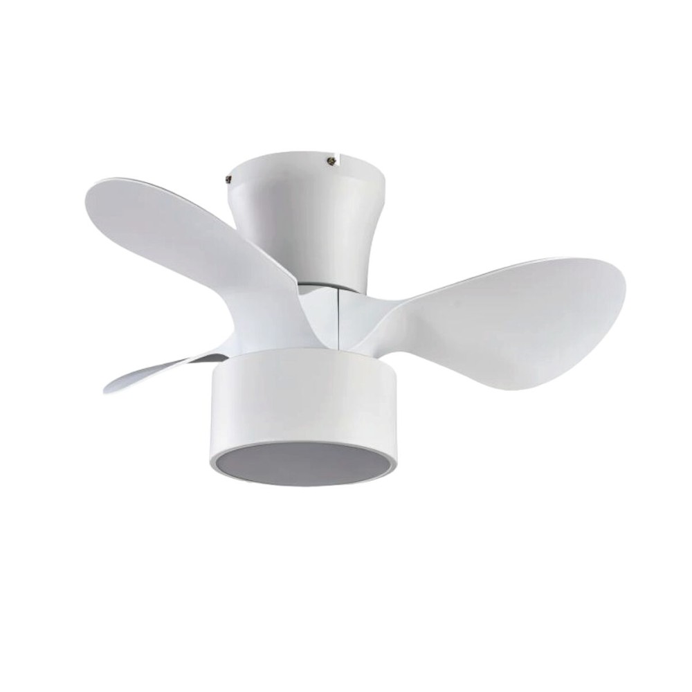 Ceiling Fan with Light Romimex White