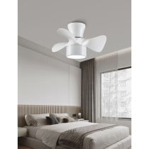 Ceiling Fan with Light Romimex White