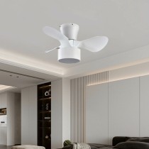 Ceiling Fan with Light Romimex White