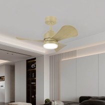 Ventilateur de Plafond avec Lumière Romimex Blanc Naturel