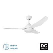 Ceiling Fan with Light Romimex White