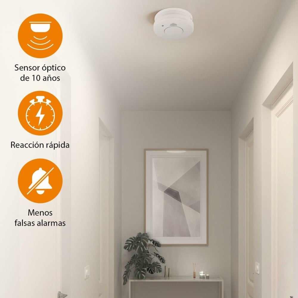 Smoke Detector Smartwares 10.100.41 (4 Units)