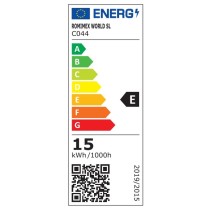 Deckenventilator mit Lampe Romimex Weiß natürlich