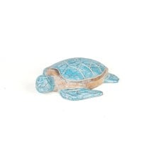 Deko-Figur Romimex türkis Tortoise 23 x 6 x 17 cm