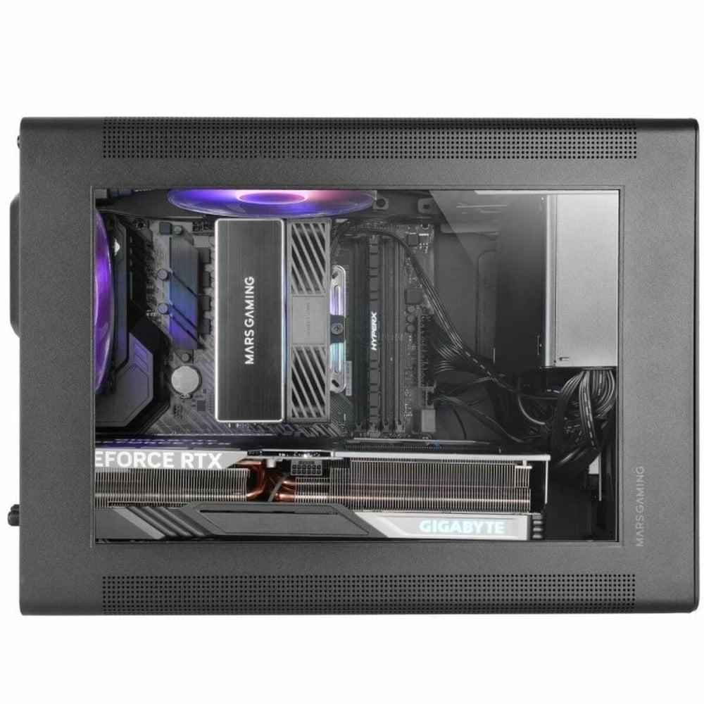 ATX Mini-tower Box Case Mars Gaming MCXPS Black