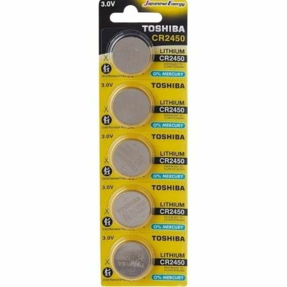 Rechargeable Batteries Toshiba CR2450-PW-BP-5 3 V
