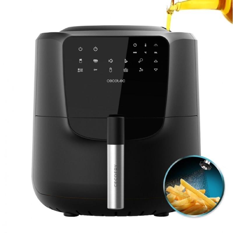 Heißluftfritteuse Cecotec Cecofry Rain 1500 W 1550 W 5,5 L Schwarz