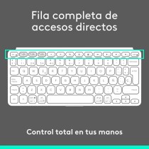 Keyboard Logitech 920-012974 White Grey QWERTY