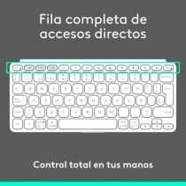 Clavier Logitech 920-012974 Blanc Gris QWERTY
