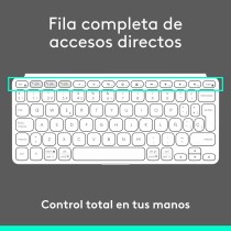 Keyboard Logitech 920-012974 White Grey QWERTY