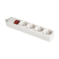 Steckdosenleiste mit 4 Steckdosen mit Schalter Solera 8004il 3500 W 16 A