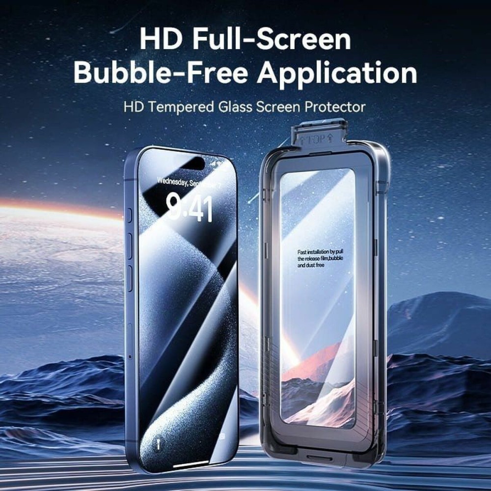 Bildschirmschutz aus Hartglas fürs Handy Vention KUPTCD-40 iPhone 16
