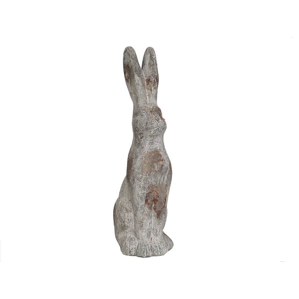 Figurine Décorative Romimex Marron Lapin Rustique 18 x 58 x 18 cm