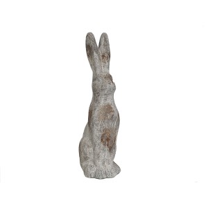 Figurine Décorative Romimex Marron Lapin Rustique 18 x 58 x 18 cm