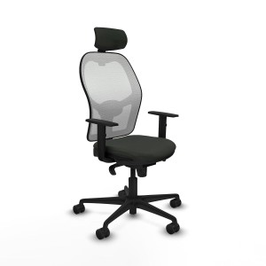 Chaise de Bureau Piqueras y Crespo 1D036N2 Noir