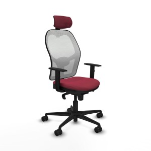 Chaise de Bureau Piqueras y Crespo 1D036N2 Bordeaux