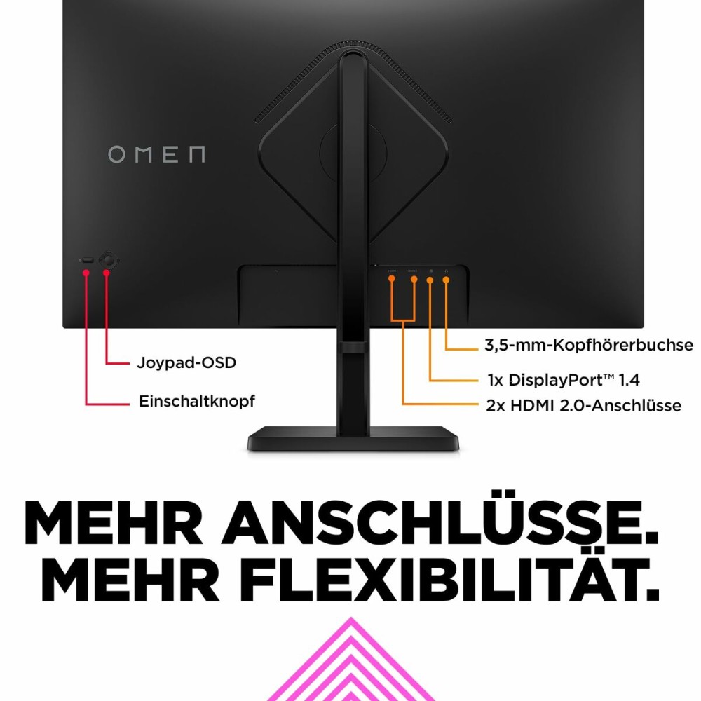 Gaming-Monitor HP 780K0E9ABB Quad HD 32"