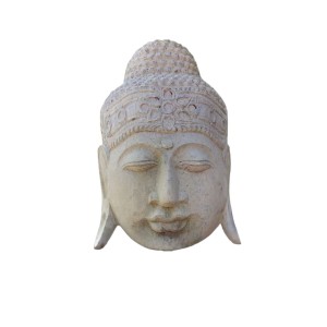 Wall Decoration Romimex Beige Buddha 30 x 50 x 10 cm