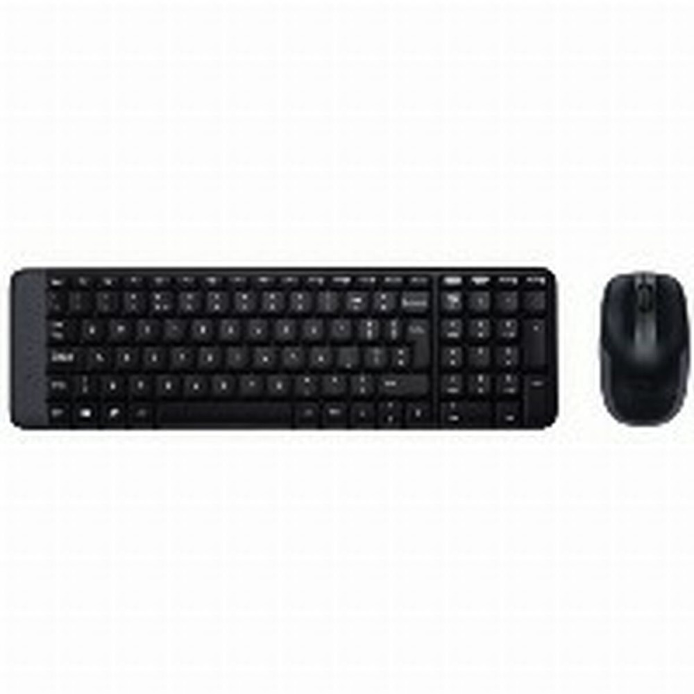 Keyboard and Mouse Logitech 920-003168 Black QWERTY