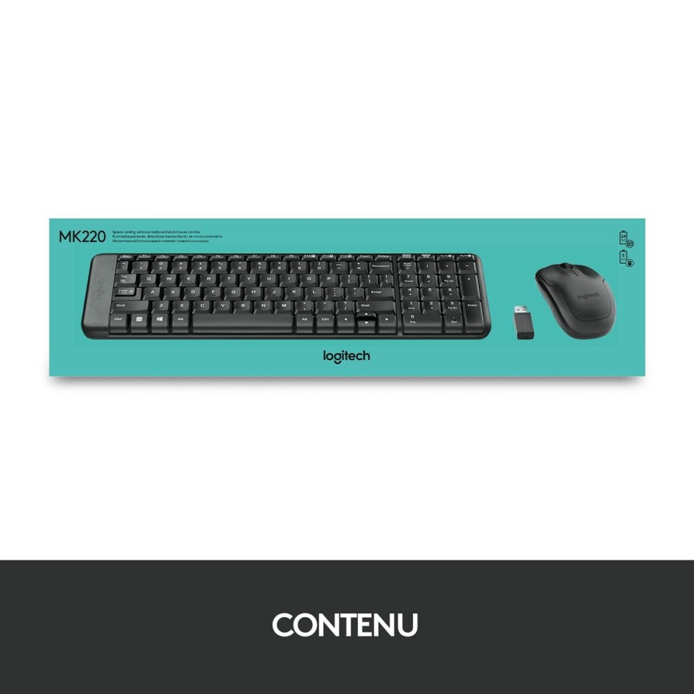 Clavier Logitech 920-008318 Noir Espagnol Qwerty