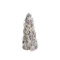 Christmas Tree Romimex Brown Grey Polyethylene Pine cone Christmas Baubles 19 x 42 x 19 cm