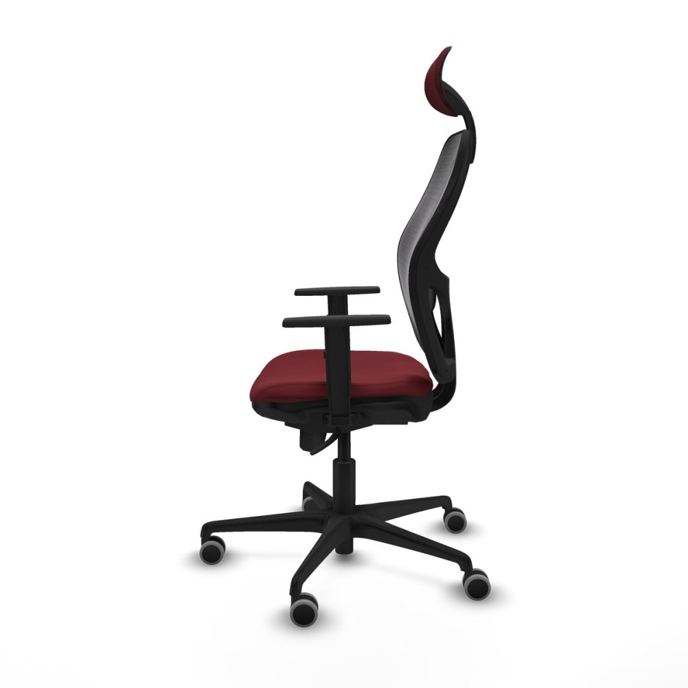 Office Chair with Headrest Jorquera Piqueras y Crespo 1D036G1 Maroon