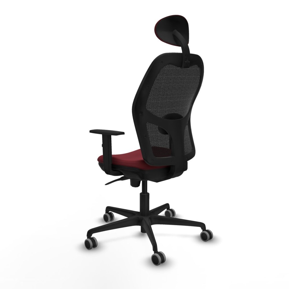 Office Chair with Headrest Jorquera Piqueras y Crespo 1D036G1 Maroon