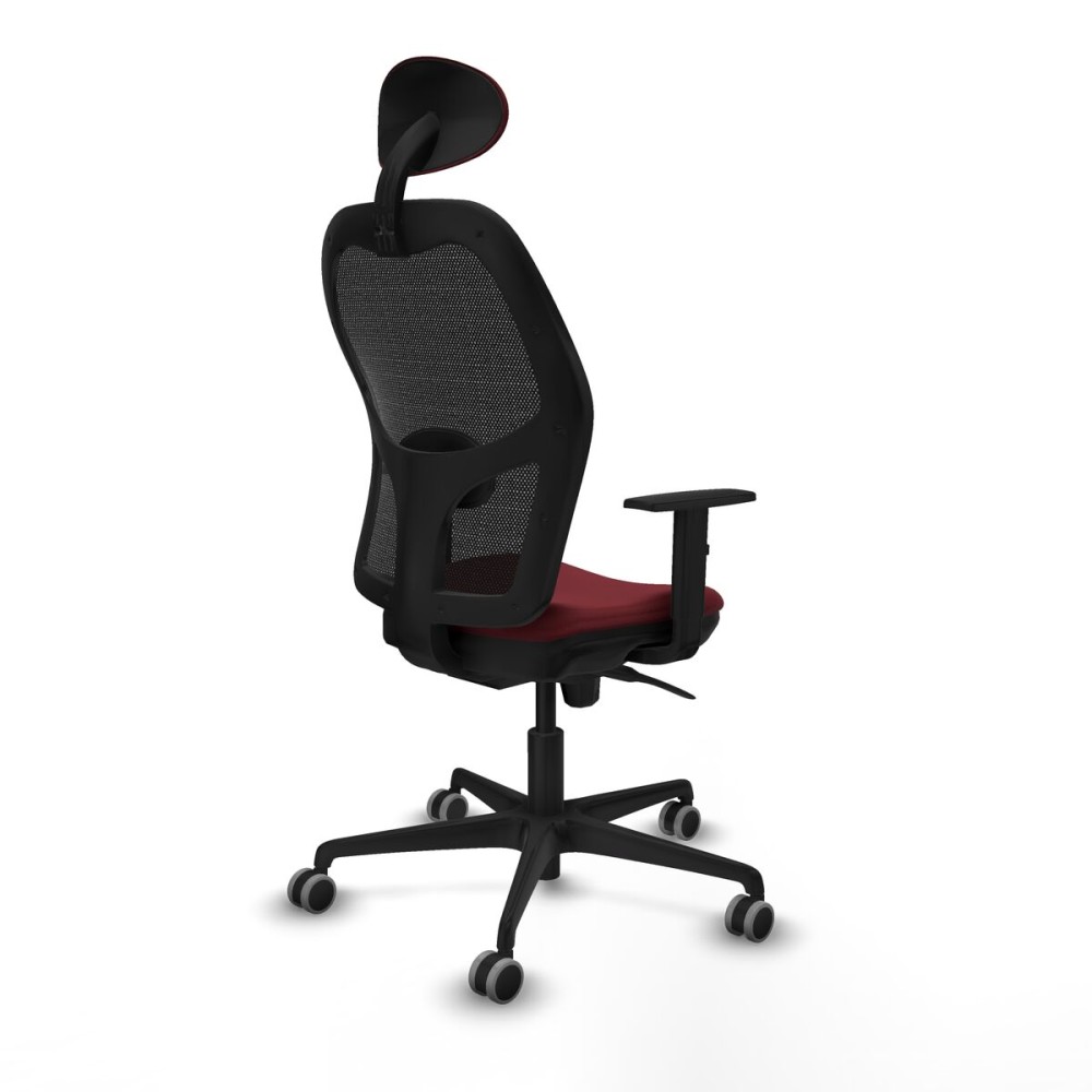 Office Chair with Headrest Jorquera Piqueras y Crespo 1D036G1 Maroon
