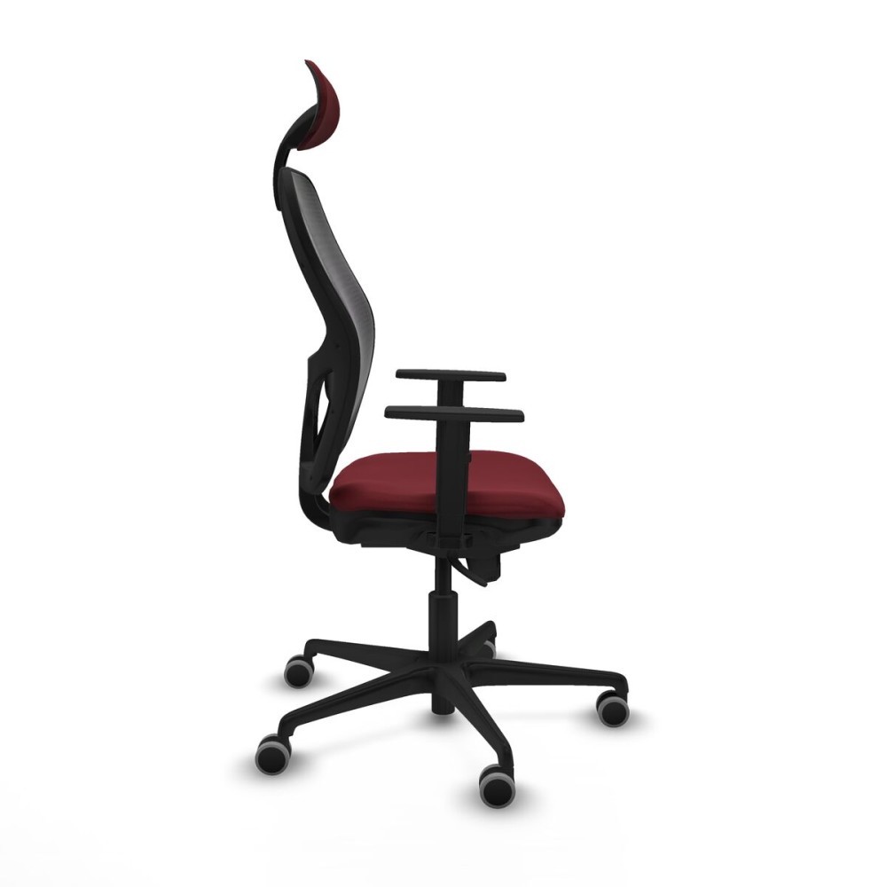 Office Chair with Headrest Jorquera Piqueras y Crespo 1D036G1 Maroon